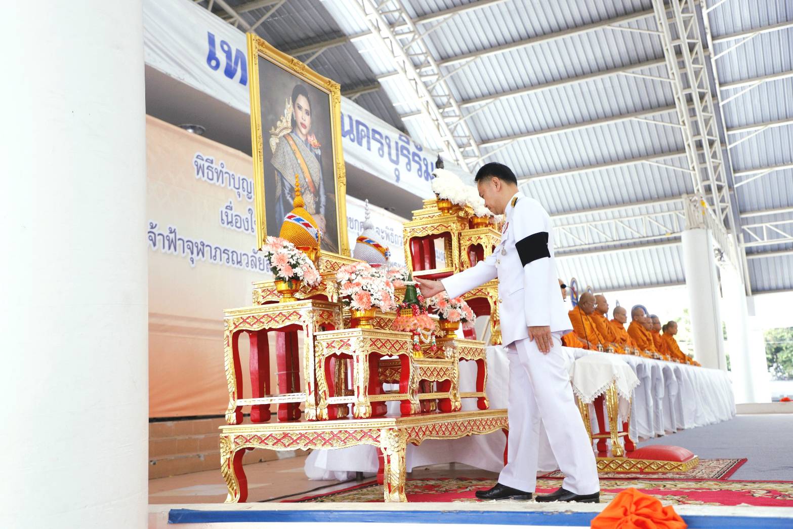 title - วันเสาร์ที่ 4 กรกฎาคม 2569 นายประเสริฐ กาญจนเกียรติกุล ปฏิรูปที่ดินจังหวัดบุรีรัมย์ พร้อมด้วยเจ้าหน้าที่ ส.ป.ก.บุรีรัมย์ ร่วมกิจกรรมวันคล้ายวันประสูติ สมเด็จพระเจ้าน้องนางเธอ เจ้าฟ้าจุฬาภรณวลัยลักษณ์ อัครราชกุมารี กรมพระศรีสวางควัฒนวรขัติยราชนารี ณ โดมสวนรมย์บุรี 200 ปี เทศบาลนครบุรีรัมย์